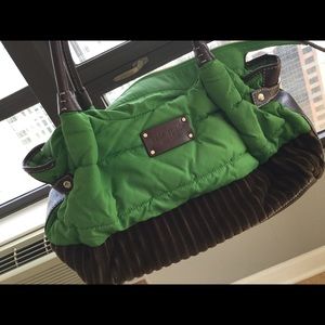 Kate spade green and brown bag
